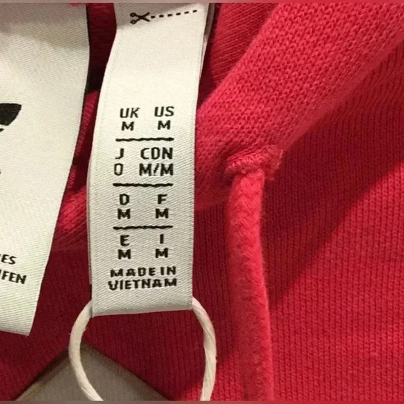 SOLD NWT ADIDAS. Hoody, sweatshirt, sweater,classic LOGO vibrant colors MEDIUM - Picture 4 of 10